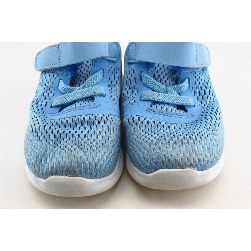 Nike‎ Free RN Toddler Sz 6 Medium Blue Running Fabric Girls